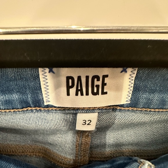 Paige Genevieve Golden Years High Rise Flare Jeans Size 32 NWT - Picture 6 of 9